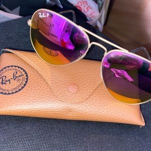 NWOT‼️‼️! RAY BAN AVIATOR FLASH LENSES‼️‼️